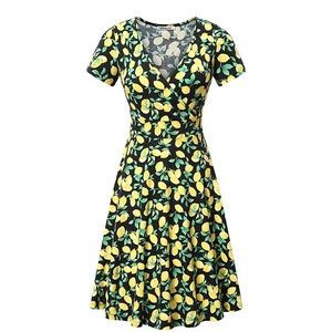 Lemon Cotton Dress